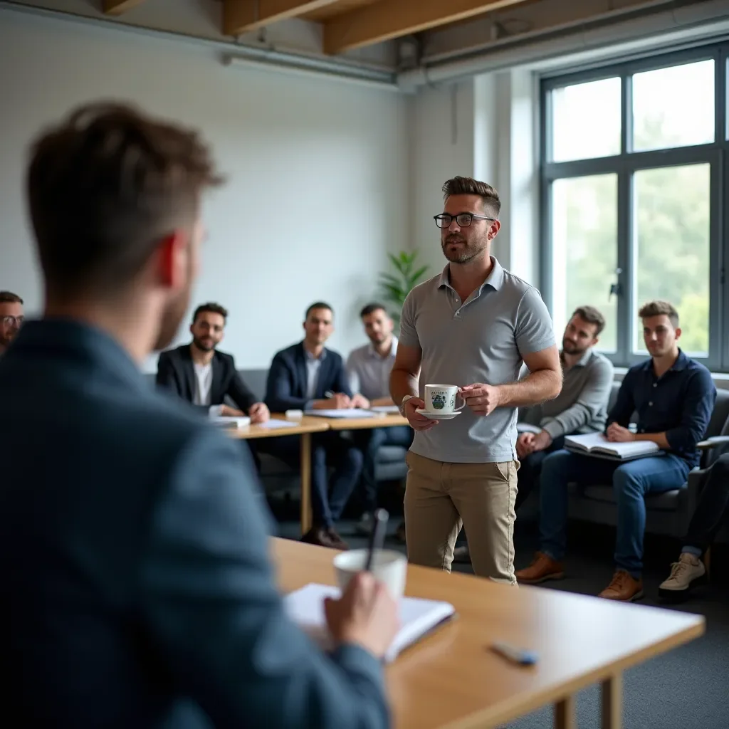 Professional team collaboration